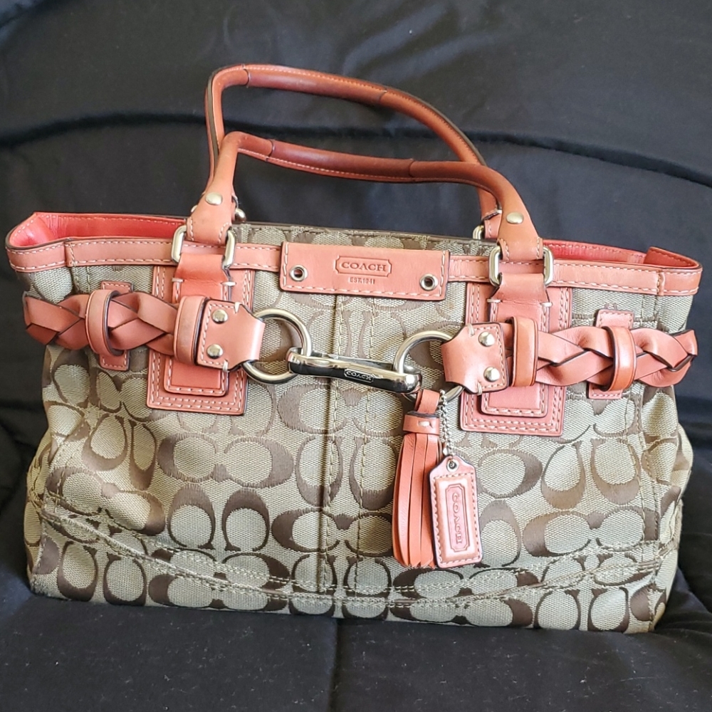 Authentic coach purse
